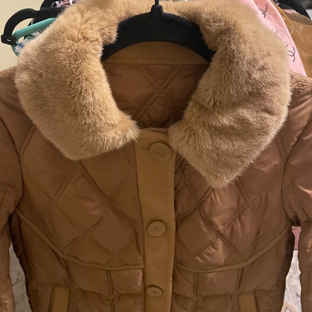 Women’s Goose Down Mink Coat - NWT